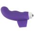 SMILE Dedo: vibrador ondulado de silicona (lila)