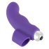 SMILE Dedo: vibrador ondulado de silicona (lila)