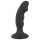 Black Velvet - Vibrador anal con pene recargable (negro)
