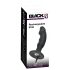 Black Velvet - Vibrador anal con pene recargable (negro)