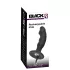 Black Velvets - vibrador anal recargable con pene - silicona negra