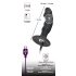 Black Velvet - Vibrador anal con pene recargable (negro)