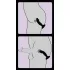 Black Velvets - vibrador anal recargable con pene - silicona negra