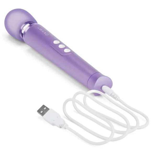 Le Wand Petite - masajeador vibrador exclusivo recargable (lila)