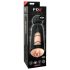 PDX Elite Mega Milker - Masturbador vibrante para hombres (negro)