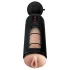 PDX Elite - masturbador automático vibrador - succión pene - silicona negra