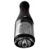 PDX Elite - masturbador masculino automático - silicona transparente-negro