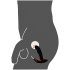 Rebel - Masajeador Vibrador Rotativo para Próstata con Cuentas (Negro)