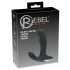 Rebel - Masajeador Vibrador Rotativo para Próstata con Cuentas (Negro)