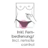 SMILE - vibrador con control remoto recargable para braguitas - rosa