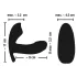 SMILE - vibrador con control remoto recargable para braguitas - rosa