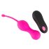 SMILE Bolas de Amor - huevo vibrador con control remoto, recargable (rosa)