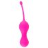 SMILE Bolas de Amor - huevo vibrador con control remoto, recargable (rosa)