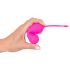 SMILE Bolas de Amor - huevo vibrador con control remoto, recargable (rosa)