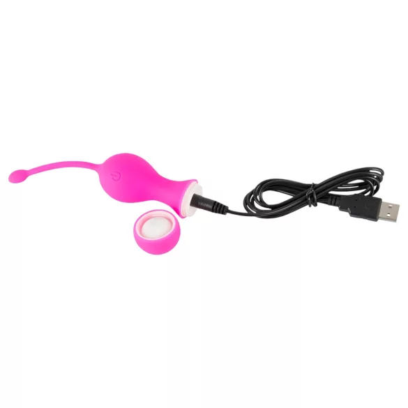 SMILE - huevo vibrador recargable con control remoto - silicona rosa