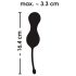 SMILE Bolas de Amor - huevo vibrador con control remoto, recargable (rosa)