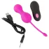 SMILE - huevo vibrador recargable con control remoto - silicona rosa