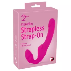   You2Toys - Double2Teaser - vibrador con arnés sin correas (rosa)