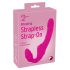 Double2Teaser - vibrador sin arnés (rosa)