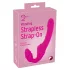 You2Toys - Double2Teaser - vibrador con arnés sin correas (rosa)