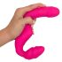 Double2Teaser - vibrador sin arnés (rosa)