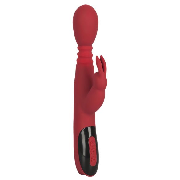 You2Toys - Vibrador punto G empuje y rotación calefactable - silicona roja