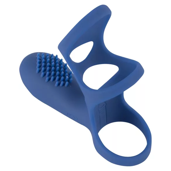 SMILE Couple - anillo vibrador para pene recargable - silicona azul