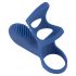SMILE Pareja - Anillo vibrador recargable para pareja (azul)