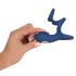 SMILE Pareja - Anillo vibrador recargable para pareja (azul)