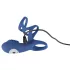 SMILE Couple - anillo vibrador para pene recargable - silicona azul