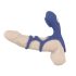 SMILE Pareja - Anillo vibrador recargable para pareja (azul)