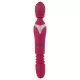 Javida Thrusting - vibrador masajeador 3 en 1 (rojo)