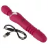 Javida Thrusting - vibrador masajeador 3 en 1 (rojo)
