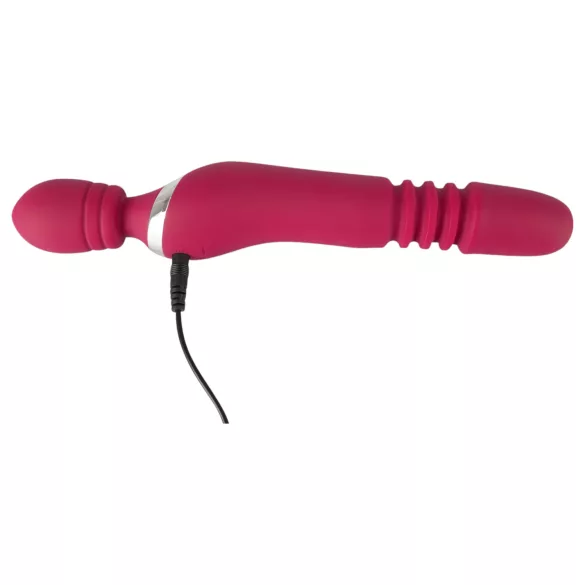 Javida Thrusting - vibrador masajeador 3 en 1 (rojo)