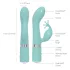 Pillow Talk Kinky - vibrador de punto G recargable con 2 motores (turquesa)