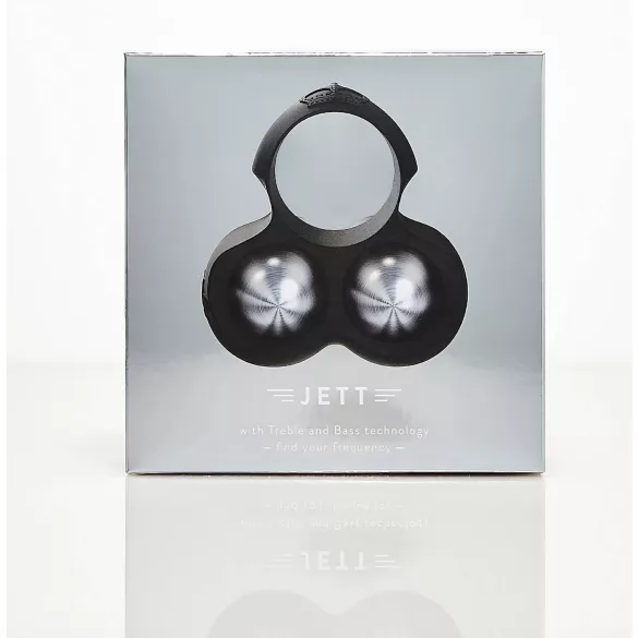 HOT Octopuss JETT - vibrador para glande con 2 motores - silicona negra