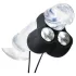 HOT Octopuss JETT - vibrador para glande con 2 motores - silicona negra
