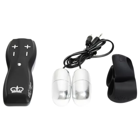 HOT Octopuss JETT - vibrador para glande con 2 motores - silicona negra