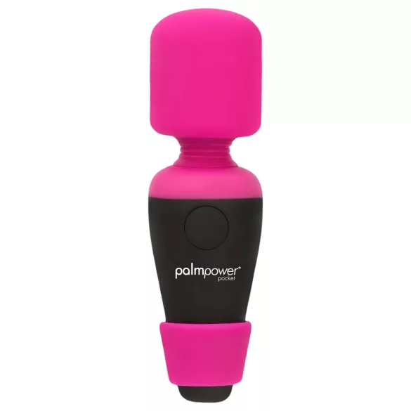 PalmPower - vibrador mini masajeador recargable - silicona rosa-negro