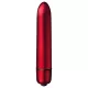 Scarlet Velvet - mini vibrador lápiz labial - 10 modos - rojo