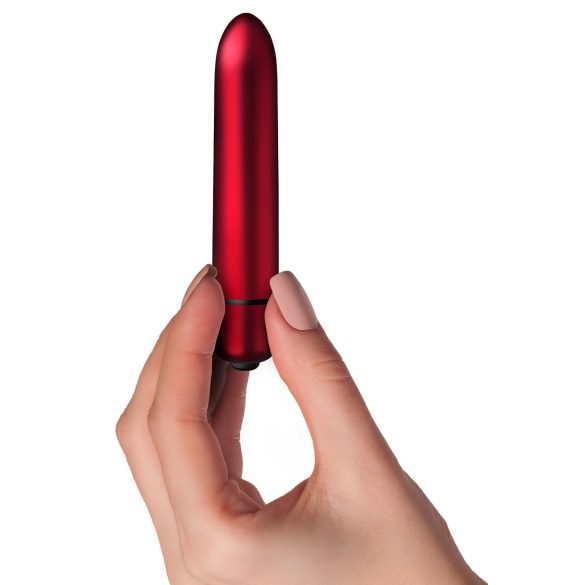 Scarlet Velvet - mini vibrador lápiz labial - 10 modos - rojo