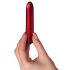 Scarlet Velvet - mini vibrador lápiz labial - 10 modos - rojo