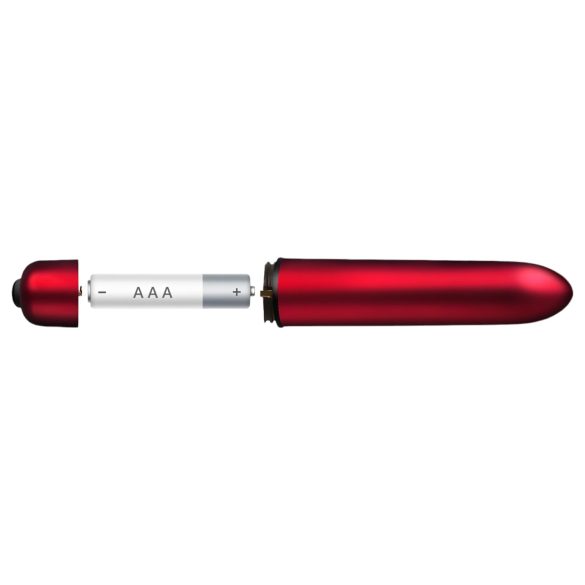 Scarlet Velvet - mini vibrador lápiz labial - 10 modos - rojo