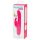 Happyrabbit Curve Slim - Vibrador resistente al agua con estimulador de clítoris (rosa)