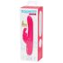 Happyrabbit Curve Slim - Vibrador resistente al agua con estimulador de clítoris (rosa)
