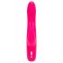 Happyrabbit Curve Slim - Vibrador resistente al agua con estimulador de clítoris (rosa)