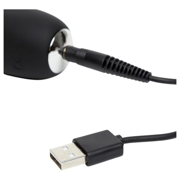 Happyrabbit - Vibrador punto G fino - silicona negra