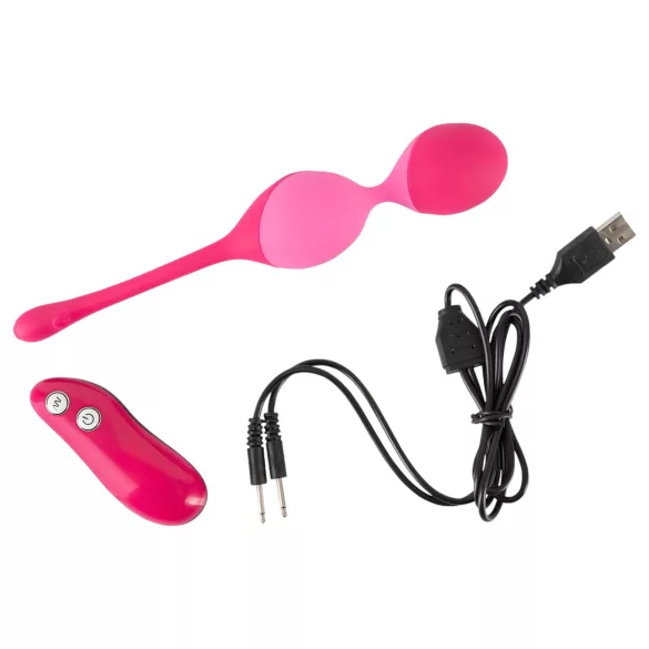 SMILE - Huevo vibrador inalámbrico - 82g - silicona rosa