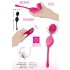SMILE Bolas del Amor - huevo vibrador con radio -82g (rosa)