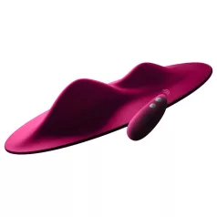   VibePad - Vibrador cojín con 2 motores y control remoto - silicona lila